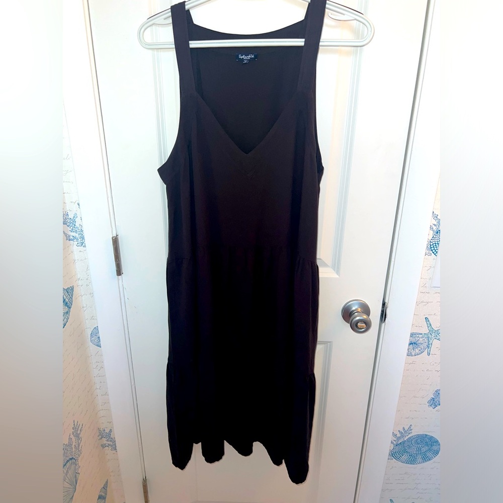 Charcoal grey Sleeveless Dress